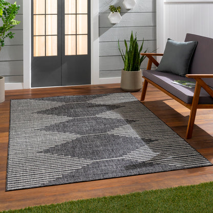 Sorrento Rug in Charcoal/Light Grey