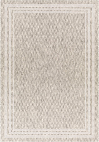 Sorrento Outdoor Rug in Sand Border