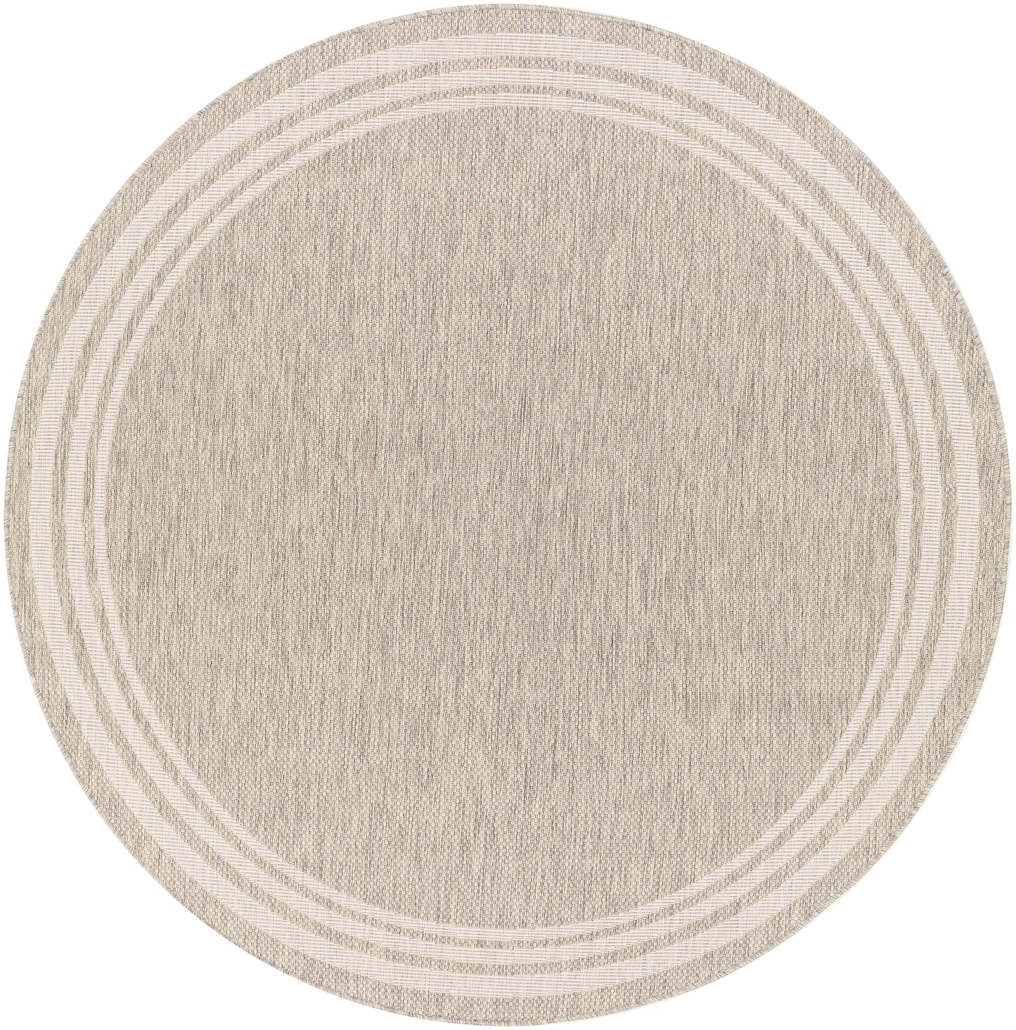 Sorrento Outdoor Rug in Sand Border