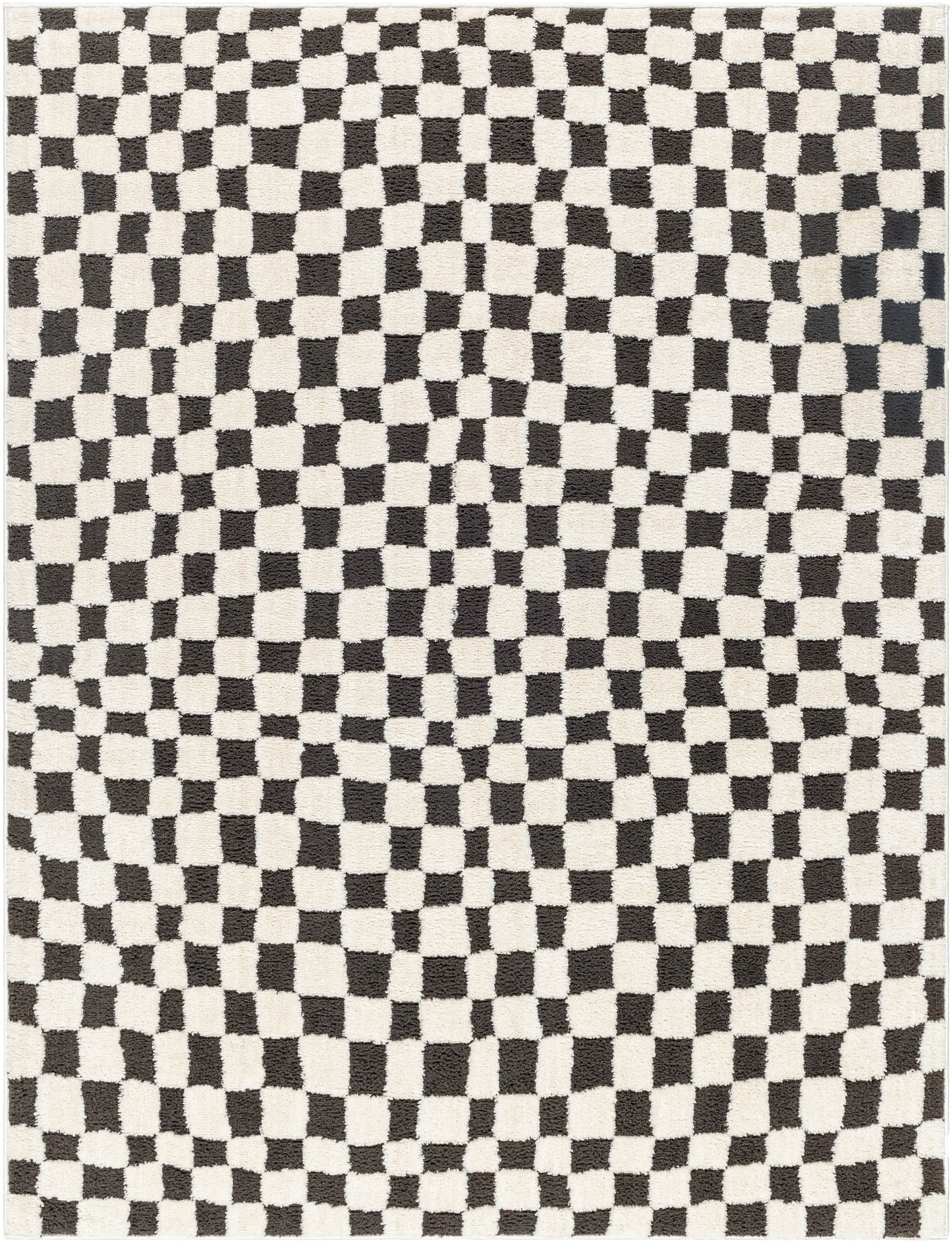 Adler Rug in Checkerboard (Black)