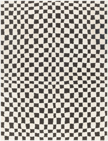 Adler Rug in Checkerboard (Black)