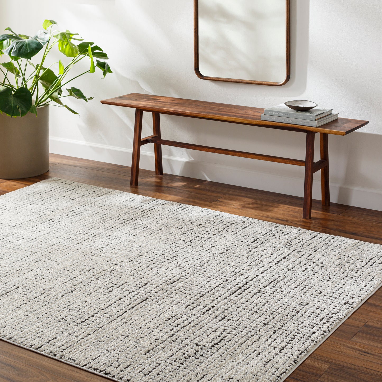 Adler Rug in Grid (Black)