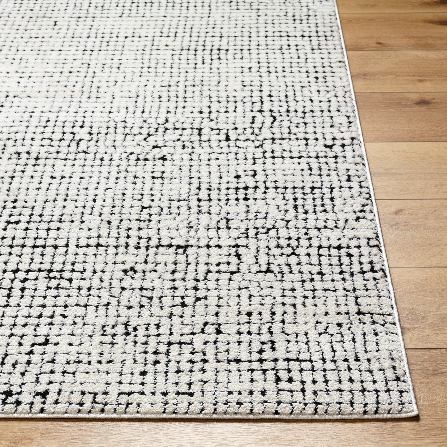 Adler Rug in Grid (Black)