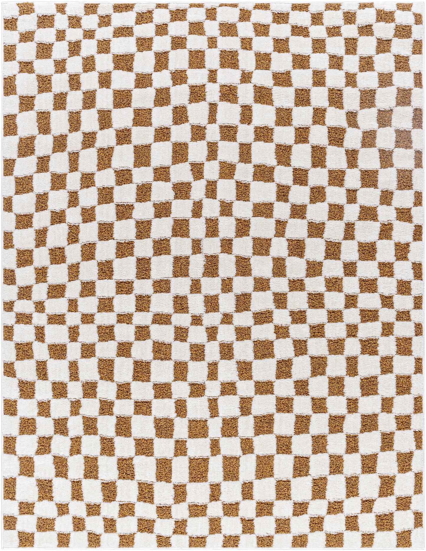 Adler Rug in Checkerboard (Walnut)