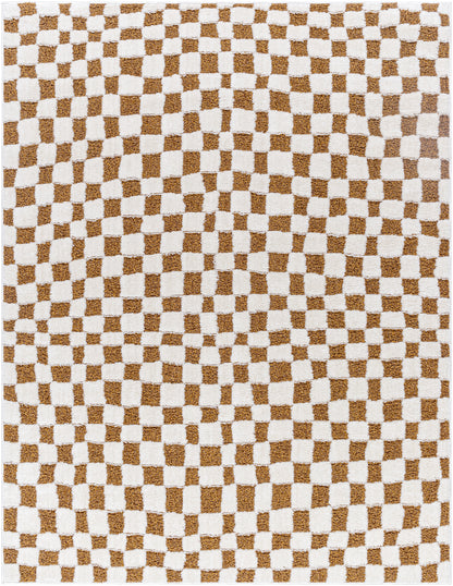 Adler Rug in Checkerboard (Walnut)