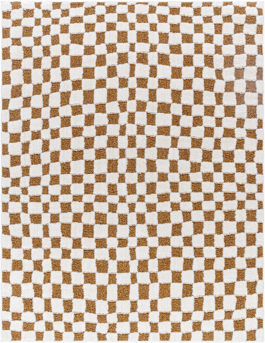 Adler Rug in Checkerboard (Walnut)
