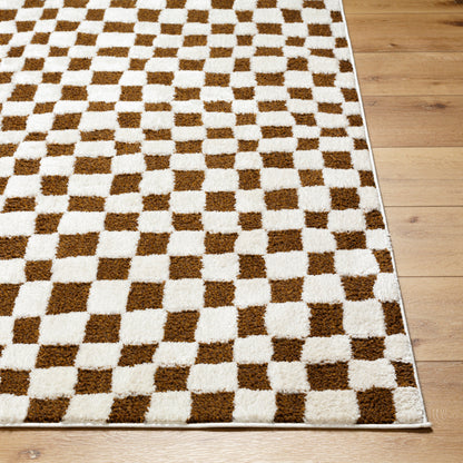 Adler Rug in Checkerboard (Walnut)