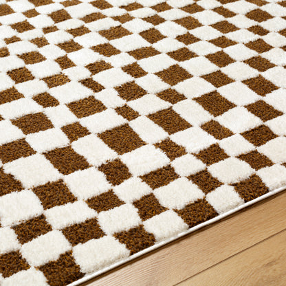 Adler Rug in Checkerboard (Walnut)