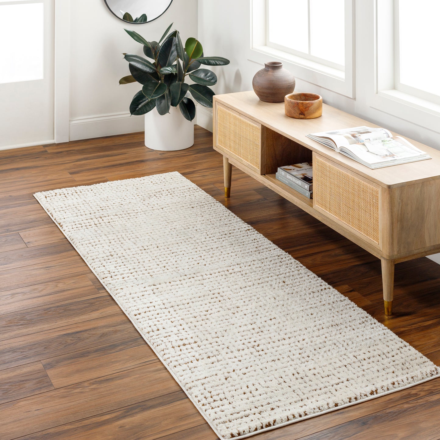 Adler Rug in Grid (Walnut)