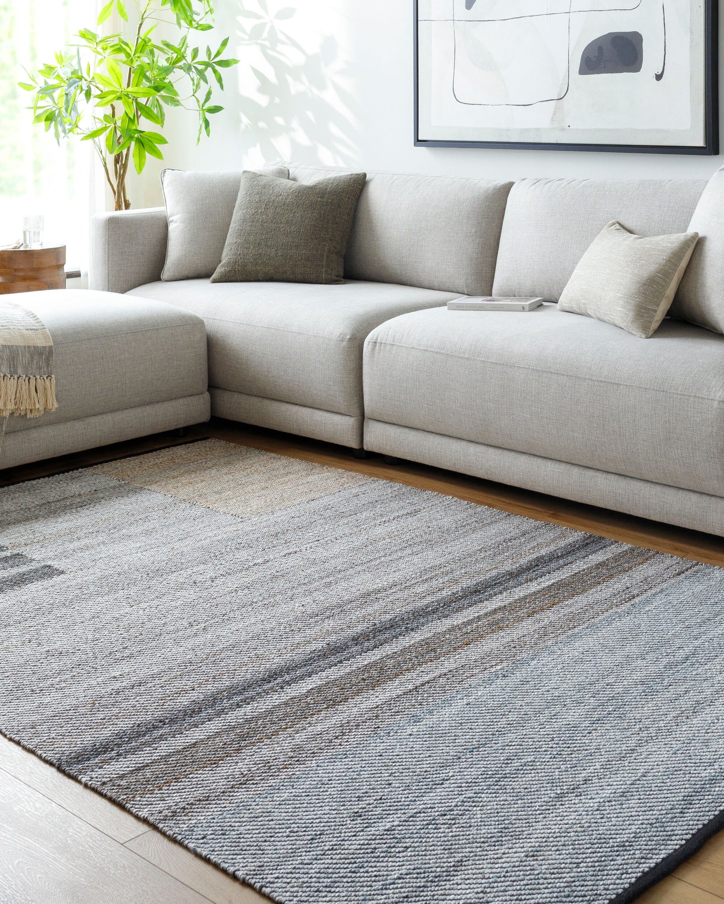 Jocelyn Rug in Smoke Taupe