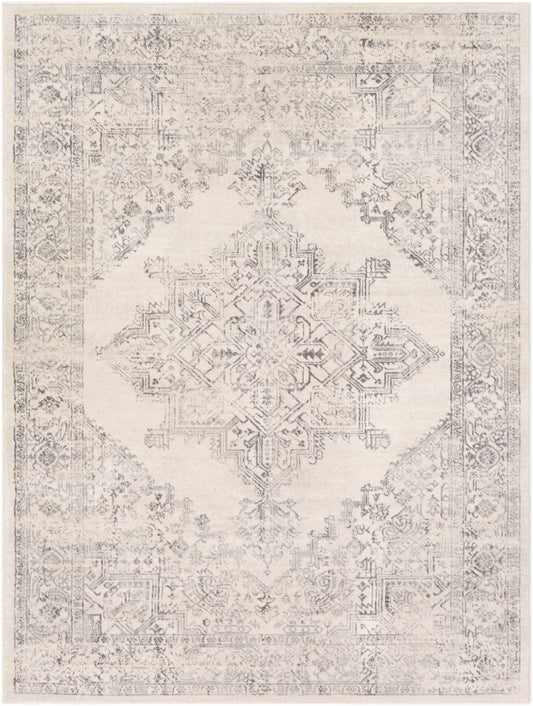 Bloomfield Rug in Medallion/Ivory