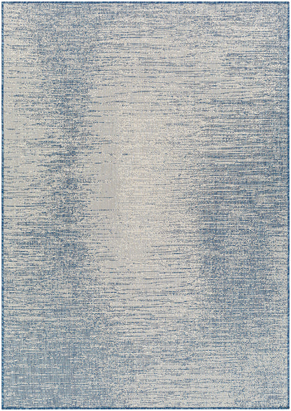 Camden Rug in Airbrush Blue/Ivory