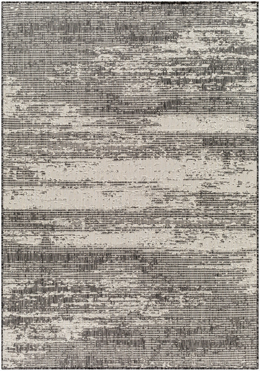 Camden Rug in Abstract Black/Ivory
