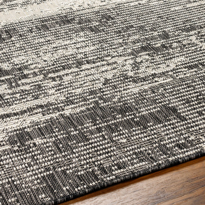 Camden Rug in Abstract Black/Ivory