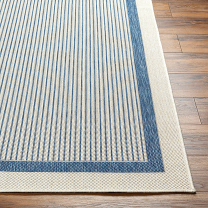 Camden Rug in Denim Border