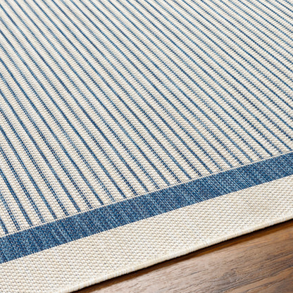 Camden Rug in Denim Border