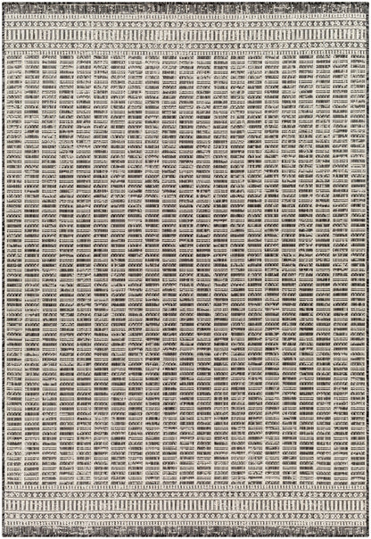 Camden Rug in Geometric Black/Ivory