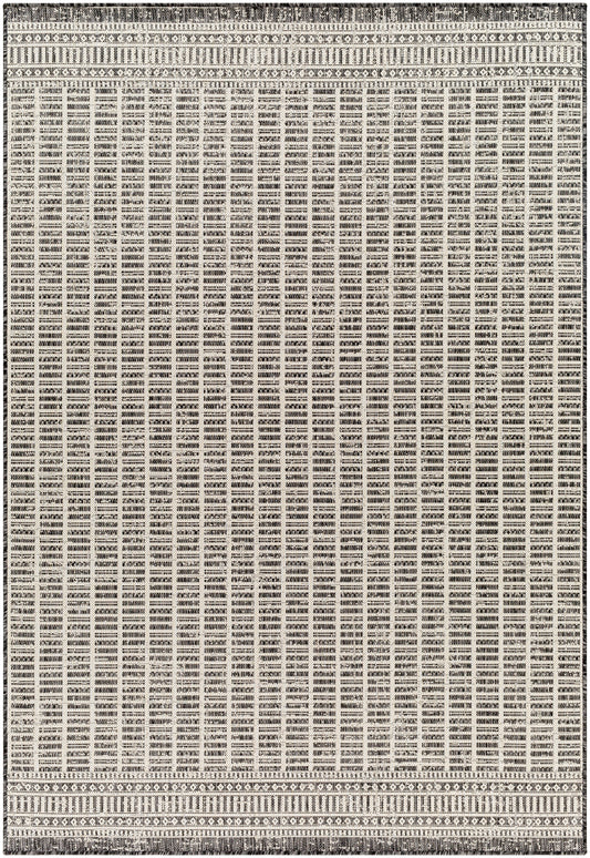 Camden Rug in Geometric Black/Ivory