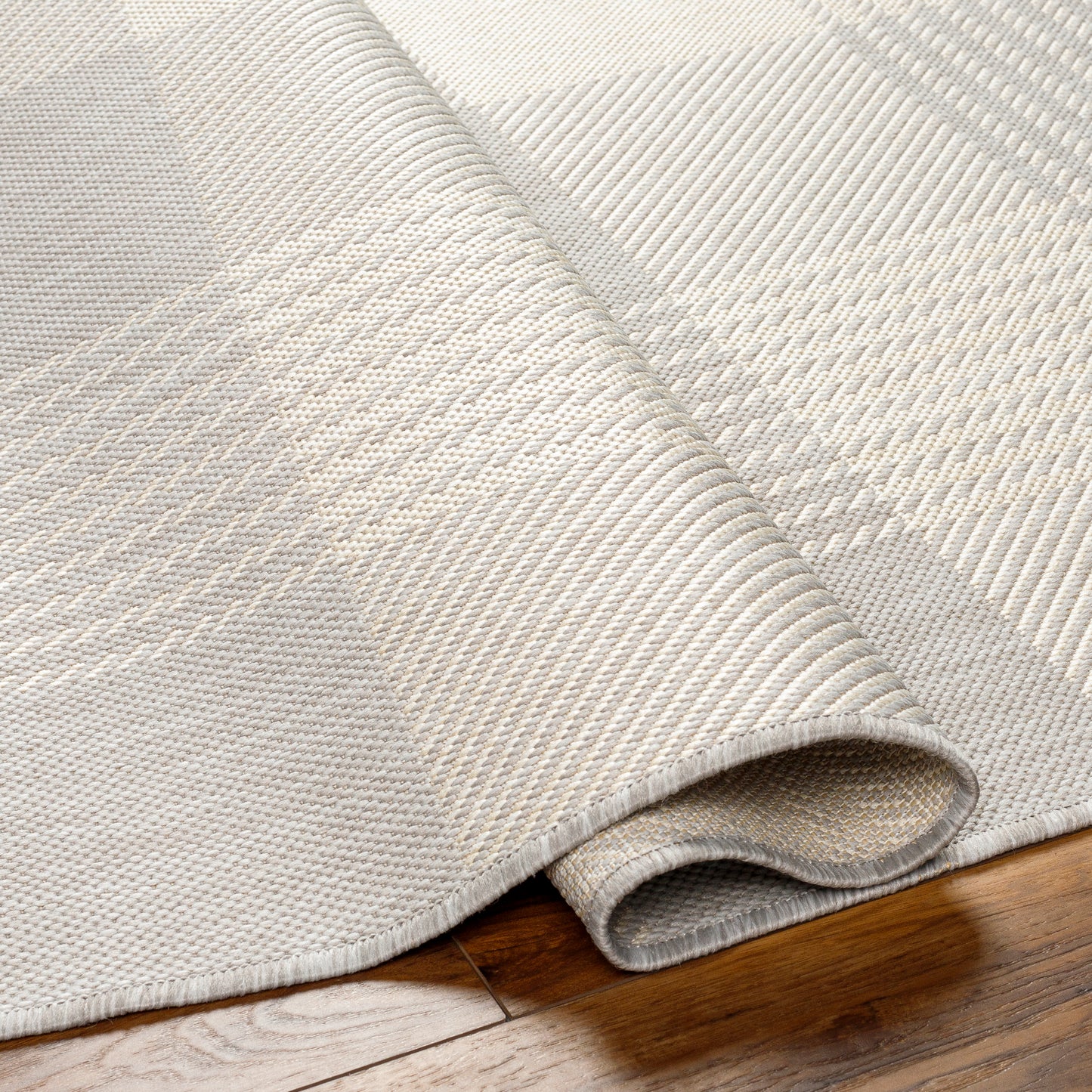 Camden Rug in Gingham Ivory