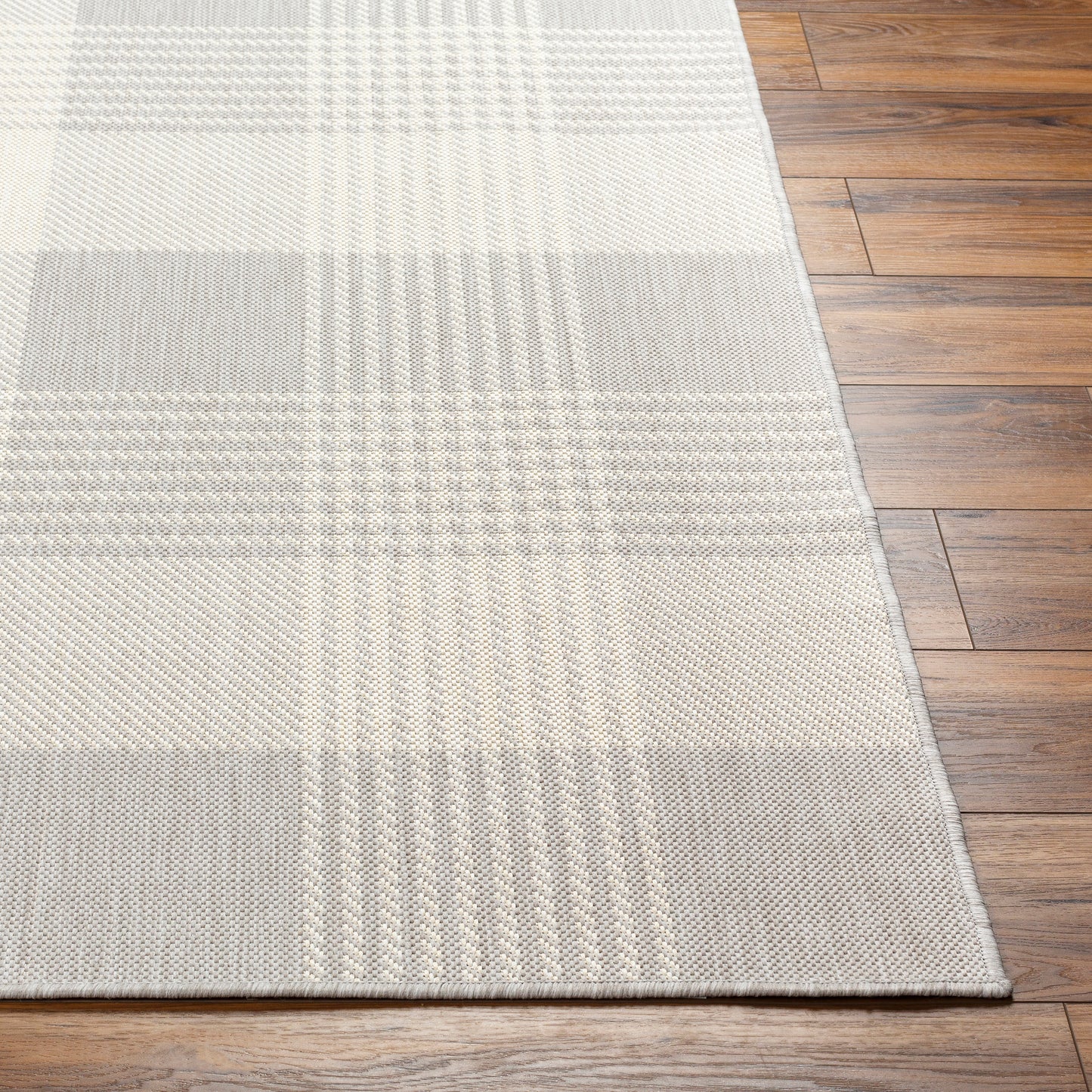 Camden Rug in Gingham Ivory