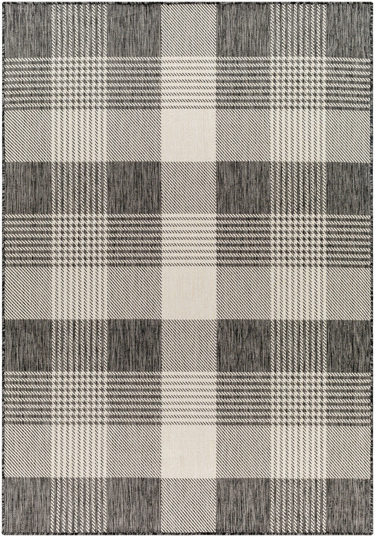 Camden Rug in Gingham Black