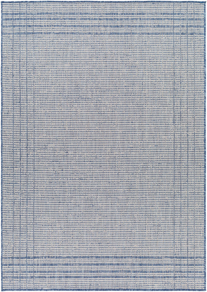 Camden Rug in Borders Dark Blue