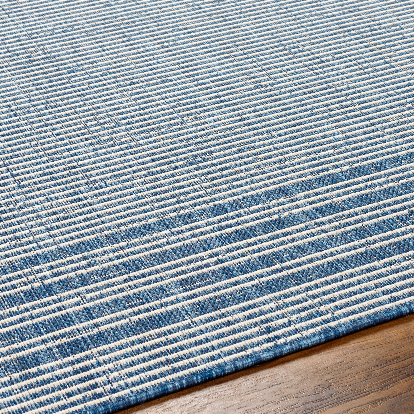Camden Rug in Borders Dark Blue