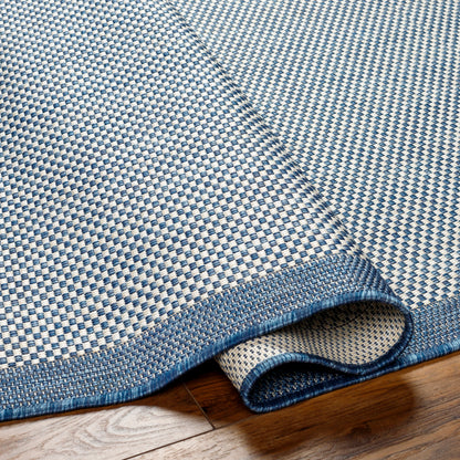 Camden Rug in Honeycomb Denim