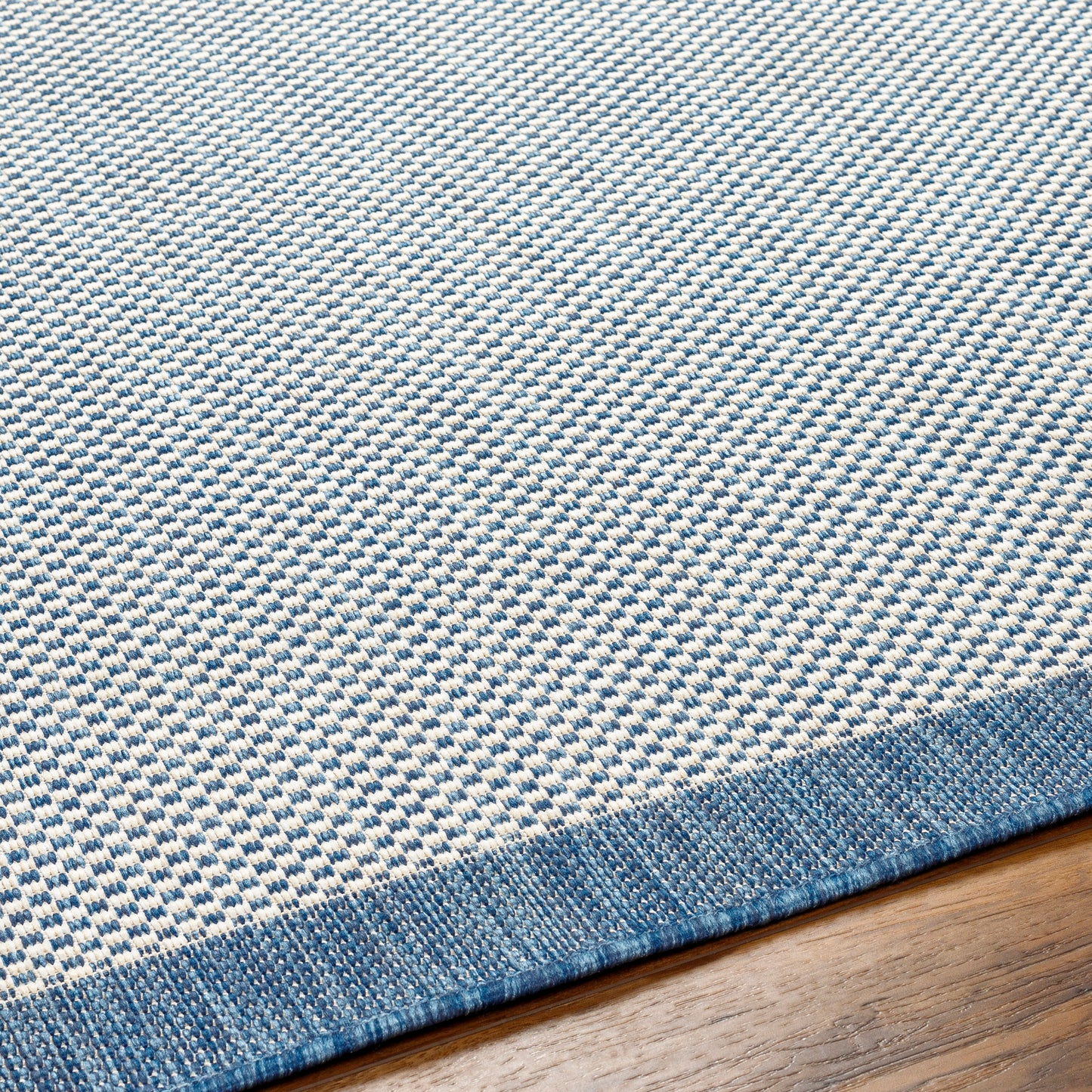 Camden Rug in Honeycomb Denim