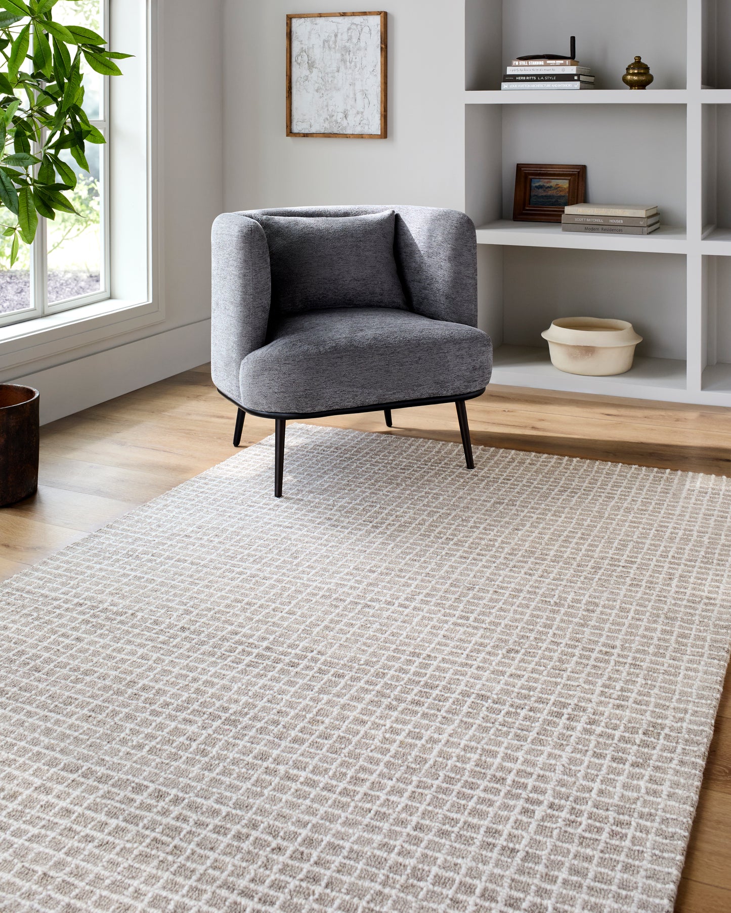 Andreas Rug in Pixel Grey