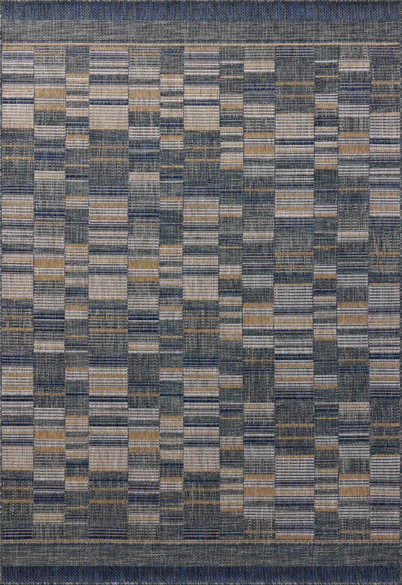 Birch Rug in Denim/Gold