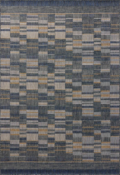 Birch Rug in Denim/Gold