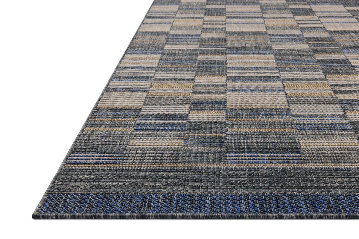 Birch Rug in Denim/Gold