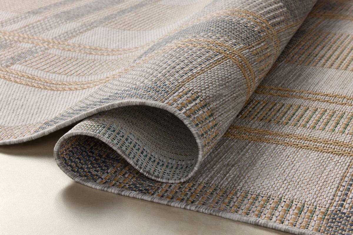 Birch Rug in Bone/Gold