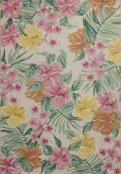 Bouquet Rug in Ivory/Sunrise