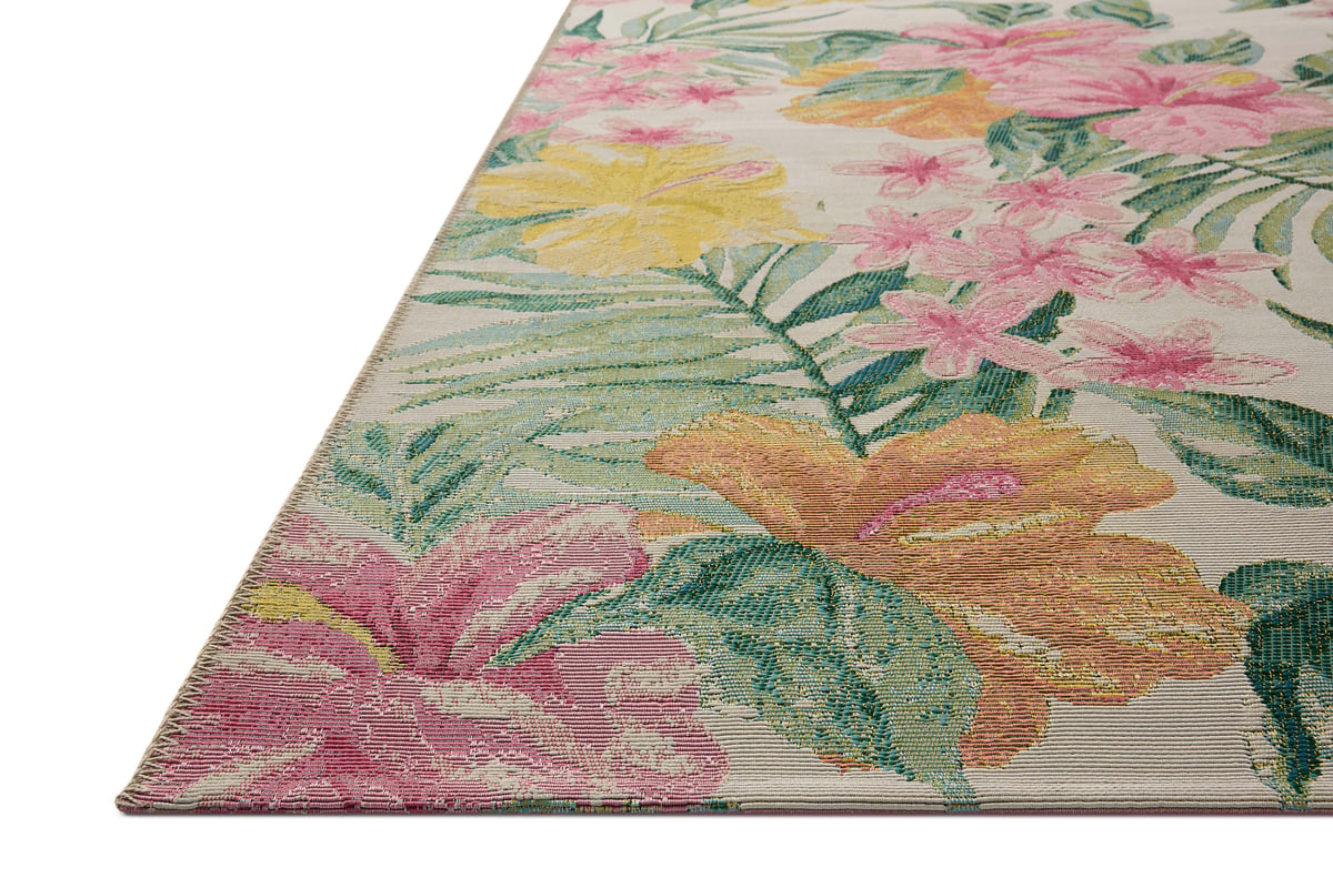 Bouquet Rug in Ivory/Sunrise