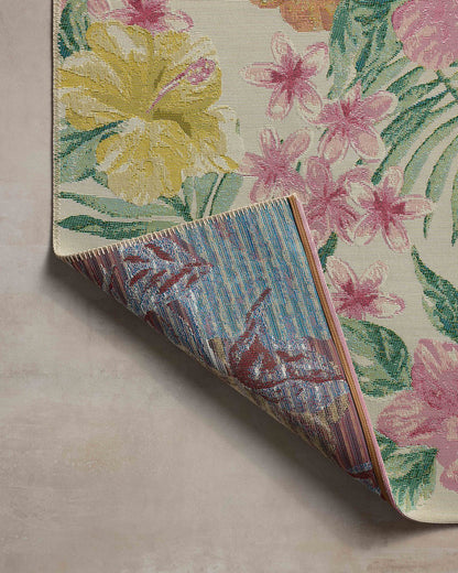 Bouquet Rug in Ivory/Sunrise