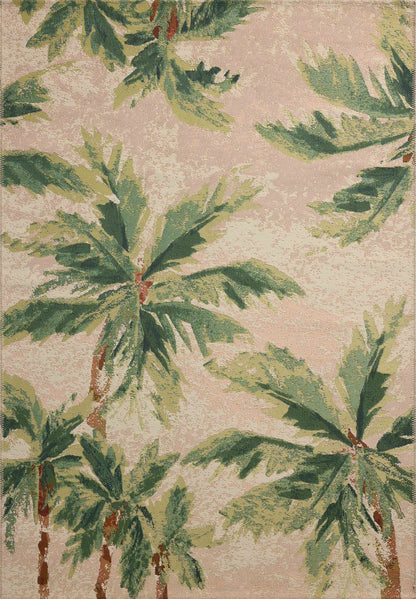 Bouquet Rug in Clay/Green