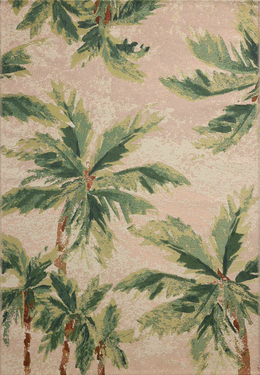 Bouquet Rug in Clay/Green