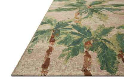 Bouquet Rug in Clay/Green