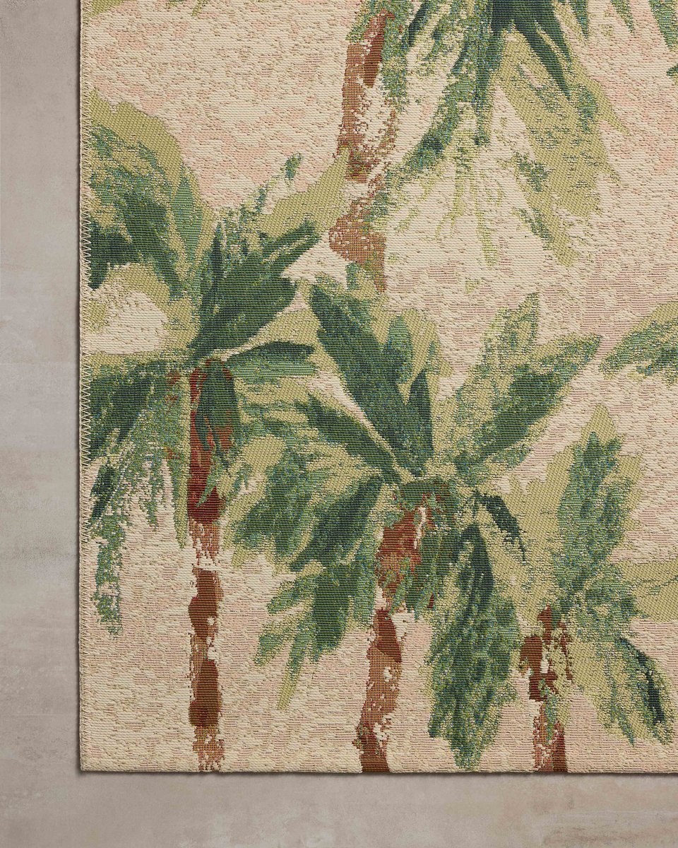 Bouquet Rug in Clay/Green