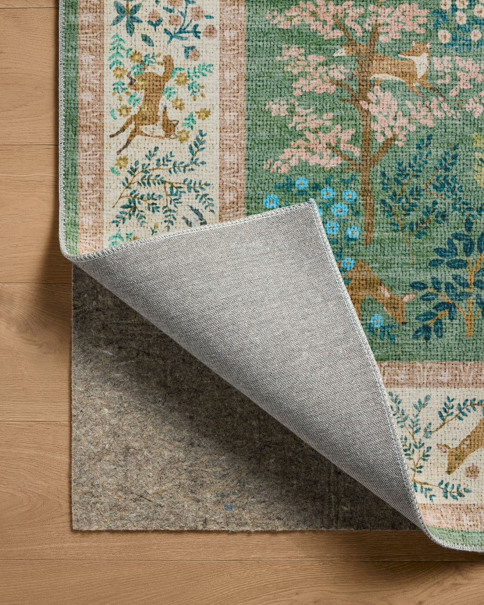 Woodland Rug in Sage Blush