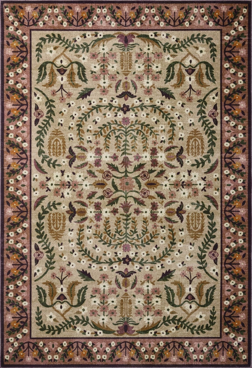 Woodland Rug in Aubergine