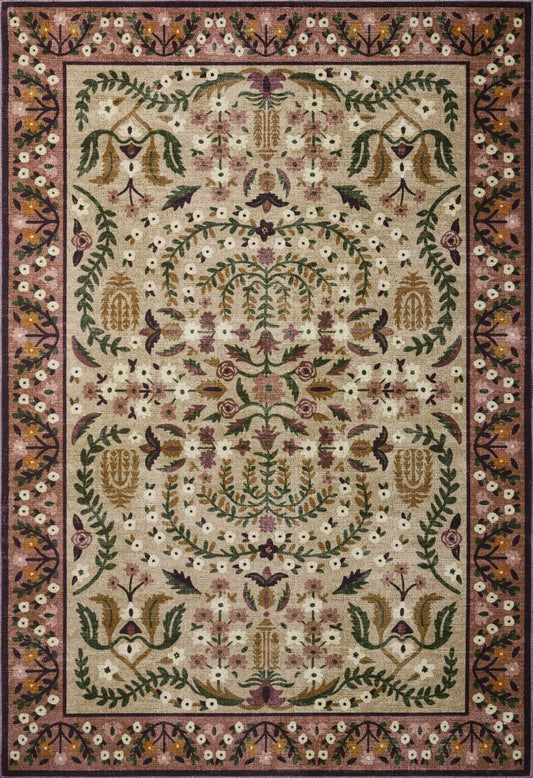 Woodland Rug in Aubergine