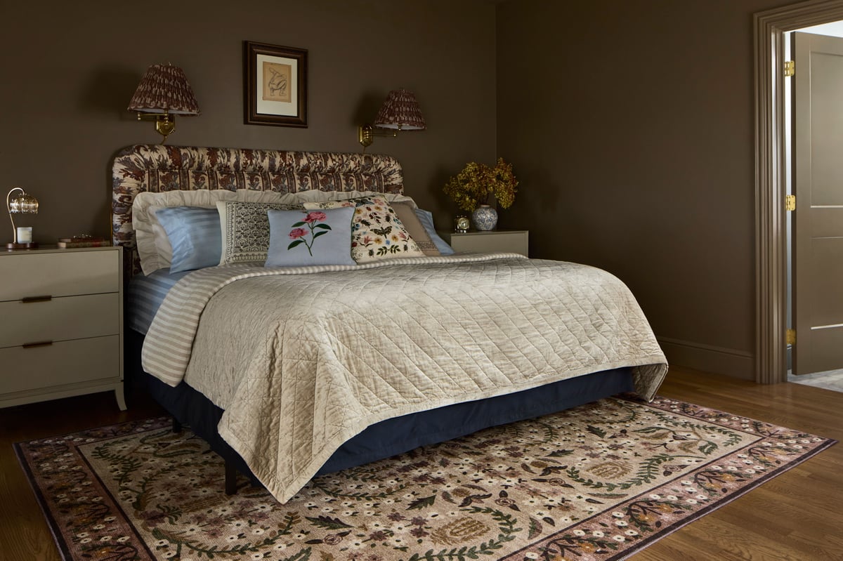 Woodland Rug in Aubergine