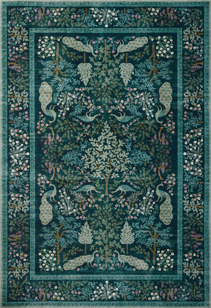 Woodland Rug in Teal