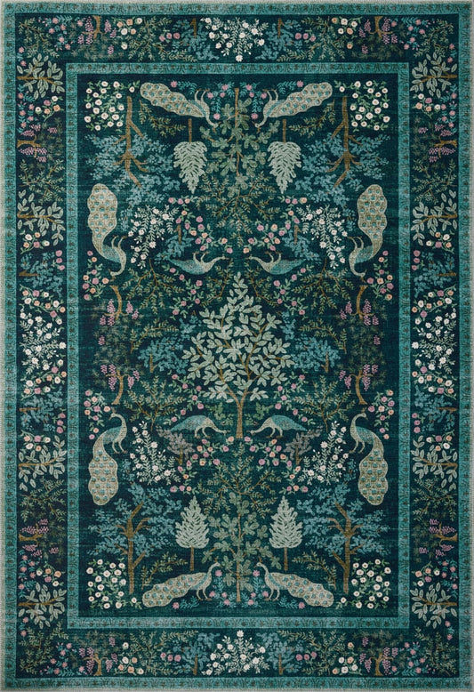 Woodland Rug in Teal