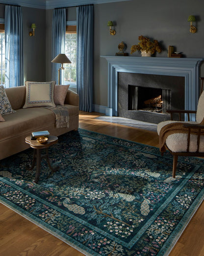 Woodland Rug in Teal