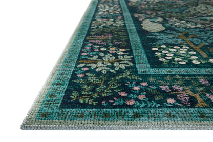 Woodland Rug in Teal