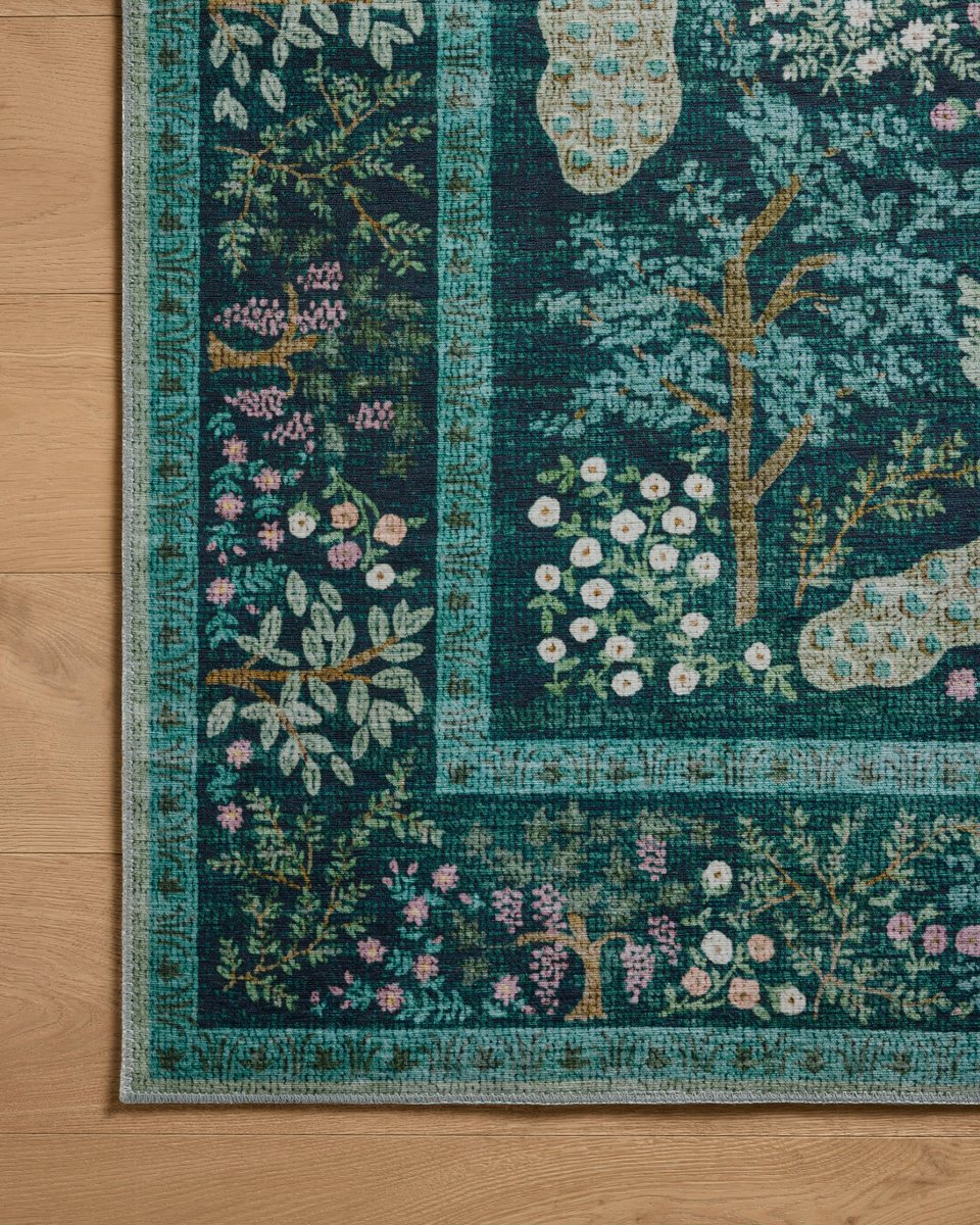 Woodland Rug in Teal